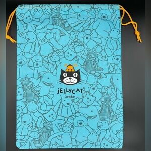 Jellycat London Drawstring Teal Dust Bag